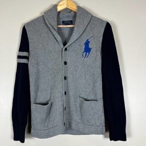 Polo Ralph Lauren Gray Knit Cardigan